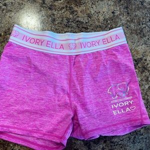 Ivory Ella spandex shorts